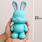 Набір для творчості «КРОЛИК» 23см з фарбами, 3 кольори / Набір для розфарбовування / Набір для розмальовки фігурок, фото 6