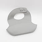 Набір дитячого посуду для годування, 6 предметів, СІРИЙ / Набір дитячого силіконового посуду, фото 4