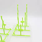 Сушарка для дитячих пляшок та сосок, 12 тримачів / Сушарка для сосок / Стійка для сушіння дитячих пляшок, фото 2