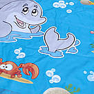 Ігровий водний килимок для дітей, 100см / Дитячий басейн-фонтан / Дитячий фонтан / Надувний басейн для дітей, фото 3