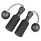 Скакалка з подвійним підшипником та обтяженими кулями / Безшумна фітнес скакалка для тренувань, фото 3