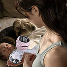 Електричний молоковідсмоктувач з LED-дисплеєм, 180мл, USB, Рожевий / Бездротовий зціджувач для грудного молока, фото 2