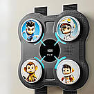 Настінний боксерський тренажер + рукавички, 27х27см / Боксерська мішень з підсвічуванням і музикою, фото 5