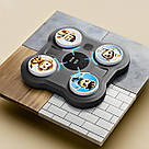 Настінний боксерський тренажер + рукавички, 27х27см / Боксерська мішень з підсвічуванням і музикою, фото 6