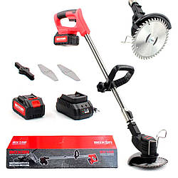 Акумуляторний тример для трави + 1 АКБ, 48V, 4AH, BX-142 / Акумуляторна коса для трави / Електрокоса