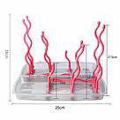 Сушарка для дитячих пляшечок та сосок (12 тримачів), MA292 / Універсальна сушарка для сосок, фото 7