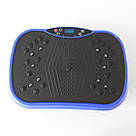 Платформа вібраційна з 2 експандерами та пультом до 120кг, Синій / Фітнес-платформа / Віброплатформа, фото 6
