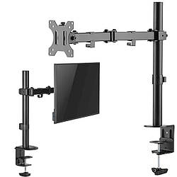 Настільне кріплення для монітора 17-32'' / Поворотний кронштейн для монітора і телевізора / Тримач монітора