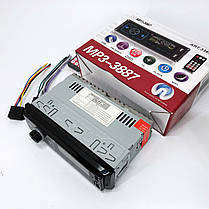 Автомагнітола MP3 3887 ISO 1DIN сенсорний дисплей LED/LCD, Автомобільна магнітола 1din штатна, фото 5