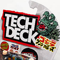 Фінгерборд Tech Deck Santa Cruz Skateboards x Godzilla USA Target Exclusive 32 мм, фото 5