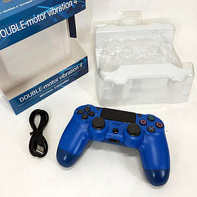 Джойстик DOUBLESHOCK для PS 4, ігровий бездротовий геймпад PS4/PC акумуляторний джойстик. Колір: синій