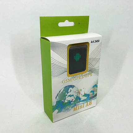 Міні GPS-трекер через SIM карту А8 з вбудованим мікрофоном, GPS GSM-трекер для авто, Махачок, фото 1