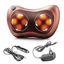 Масажна подушка Car and Home Massage Pillow, масажер для шиї автомобільний, фото 5