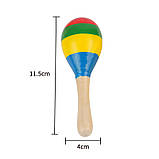 Розвиваюча музична іграшка Маракас міні 11 см (1 шт) від Obetty, фото 9