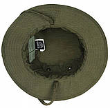 Панама тактична із захистом для шиї MilTec Rip Stop олива (12326101) розмір S, фото 3