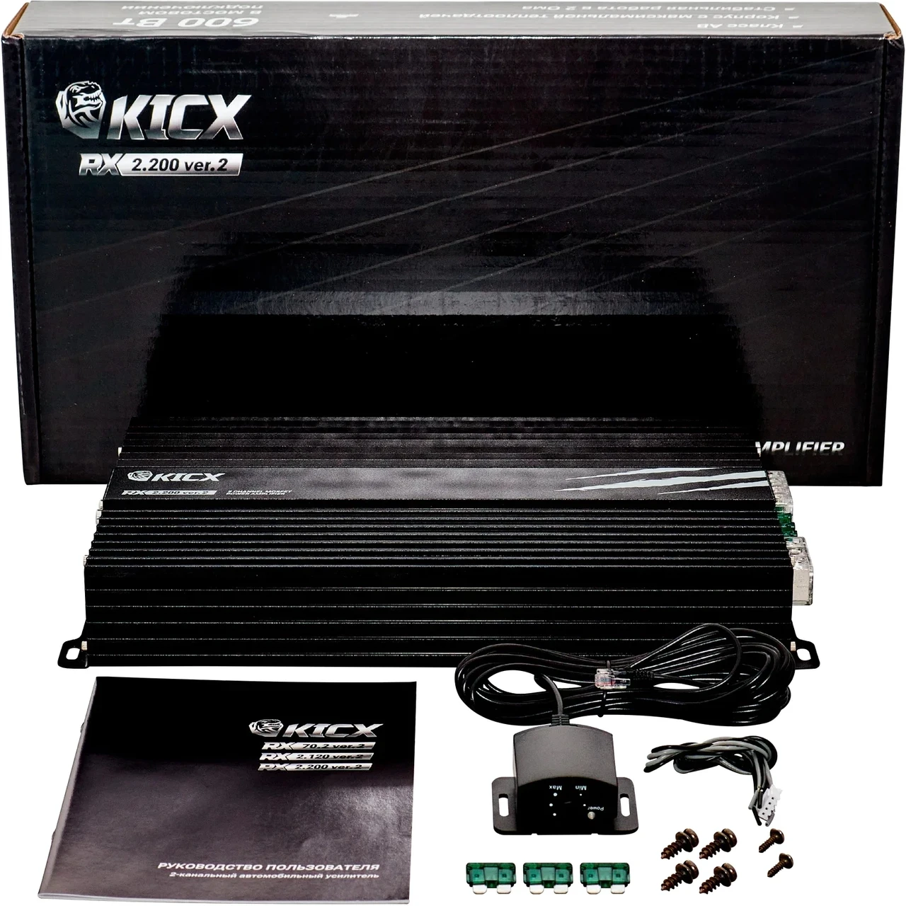 Автомобільний підсилювач Kicx RX 2.200 ver.2