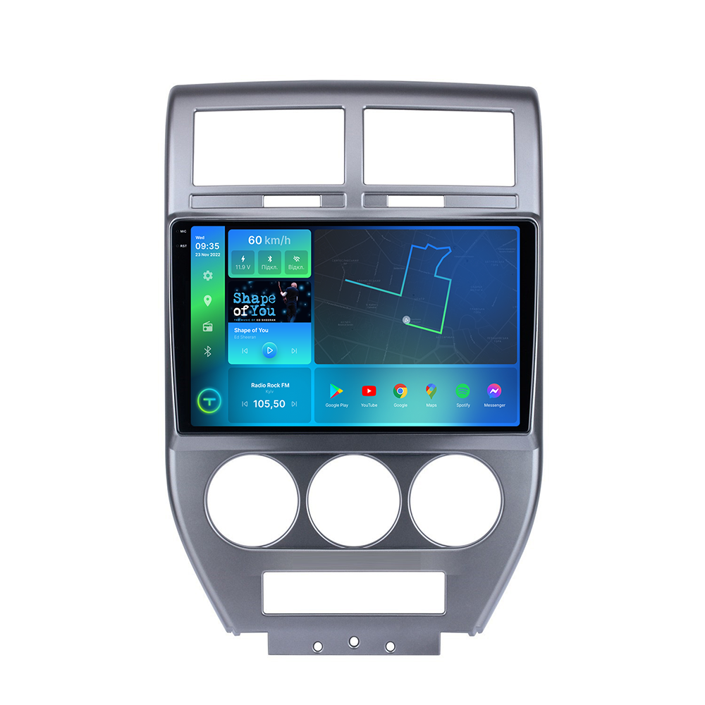 Штатна магнітола Torssen 2K Jeep Compass 07-10 F108256 4G Carplay DSP