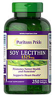 Лецитин із сої, Soy Lecithin, Puritan's Pride, 1325 мг, 250 гелевих капсул