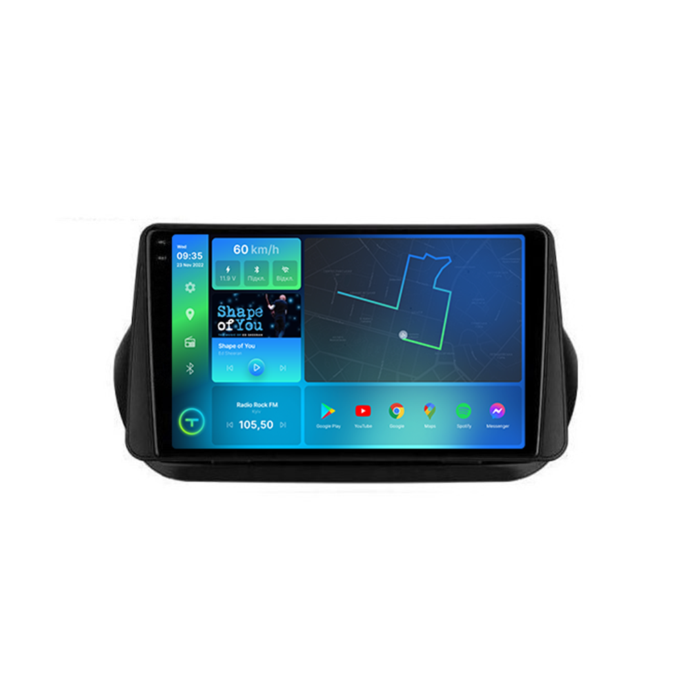 Штатна магнітола Torssen 2K Fiat Fiorino 08+/Qubo 08-19/Nemo 08-17/Bipper 08-17 F10432 4G Carplay DSP