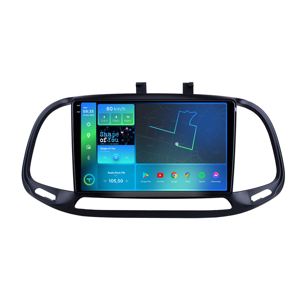 Штатна магнітола Torssen 2K Fiat Doblo 15+ F98256 4G Carplay DSP
