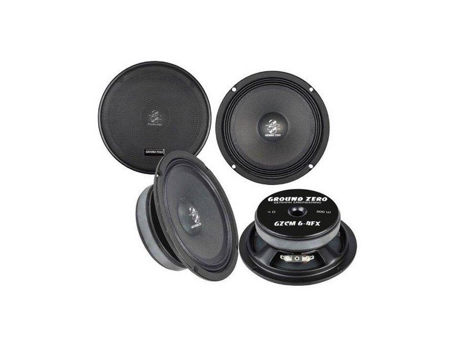 Автомобільна акустика Ground Zero GZCM 6-4FX середовище частот 6-6.5"(16-17см)