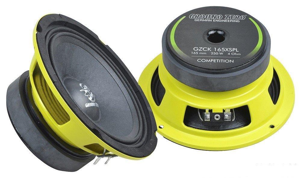 Автомобільна акустика Ground Zero GZCK 165XSPL мідбас 6-6.5" (16-17см)