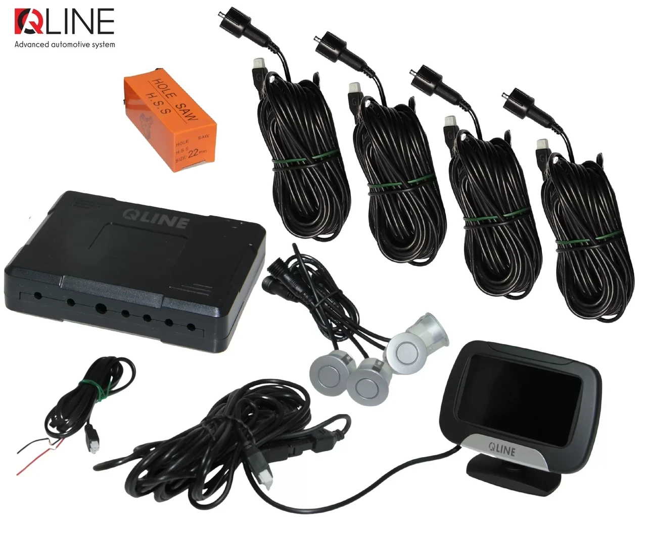 Парктронік Qline ParkSense Maxx 4 сірий