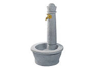 Колонка "Рим" (світлий граніт, пластик) для подачі води