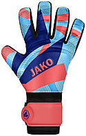 Рукавички воротарські Jako River Basic Junior RC помаранчевий, синій Діт 7 (19 см)