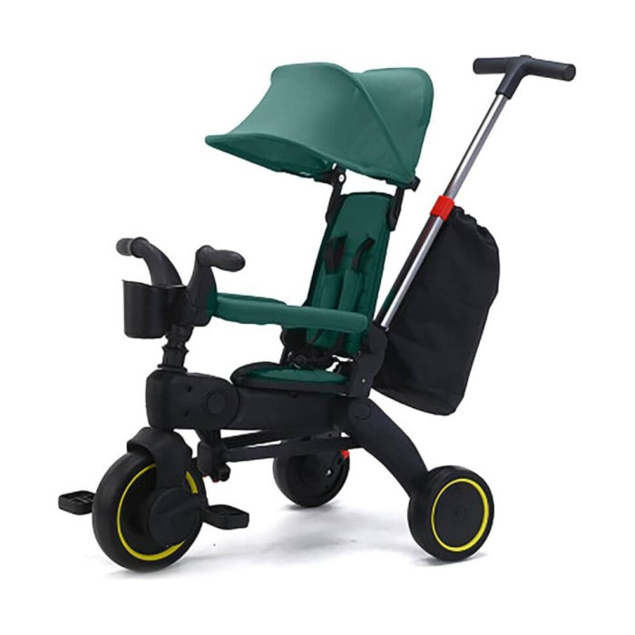 Дитячий біговел Maraton Tri-cycle 4в1 PA66, з батьківською ручкою, педалями, козирком і сидінням зі спинкою, фото 1