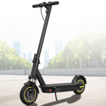 Складаний електросамокат 600W 48V на безкамерних колесах 10" з переднім амортизатором