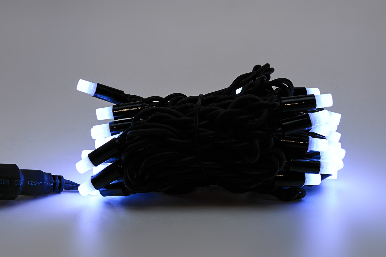 Світлодіодна новорічна гірлянда, 4 м, 40 л, холодний білий, IP44, LED (040544), фото 1