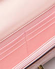 Жіноча брендова сумка Шанель Chanel Calfskin Quilted Perfect Fit Wallet On Chain Pink/Gold, фото 3