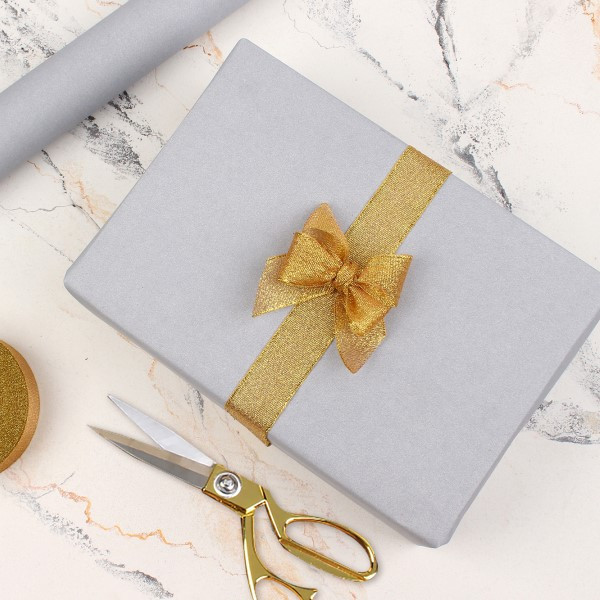 Папір пакувальний "Тон сірий+сірий" в рулоні (0,7м х8м) 70г/м2, фото 1