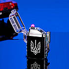 Запальничка usb символіка України з ліхтариком у подарунковій упаковці US-751U1, фото 4