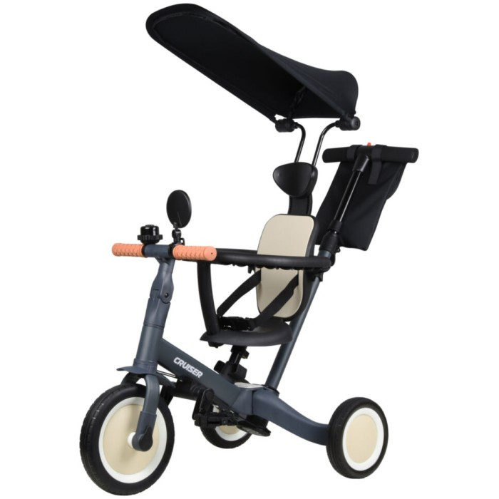 Дитячий біговел-трицикл Cruiser Versa 5в1, з поворотним сидінням, батьківською ручкою, фото 1