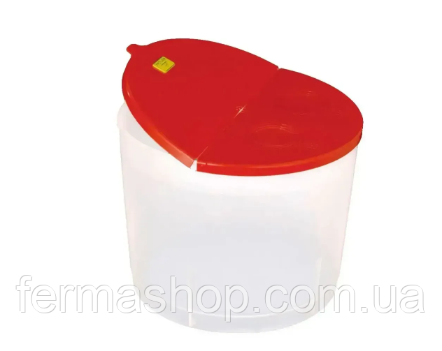 Надставка для годівниці Maxi Hopper Pan Rotecna – об’єм 54,5 л з кришкою, фото 1