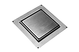 Трап для душу, Злив в підлогу, отвір 90мм CD150-90-B, узор PLAIN, фото 3