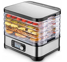 Сушарка BD-690 400 Вт побутова електрична дегідратор для овочів фруктів грибів зелені м'яса W_2459