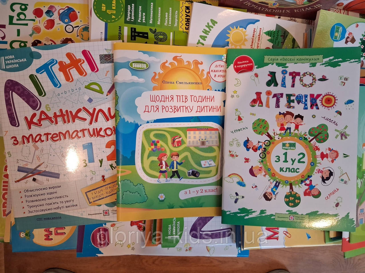 Комплект. Літні зошити з 1 в 2 клас.