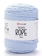 Макраме Rope 5 мм YarnArt-760 блакитний
