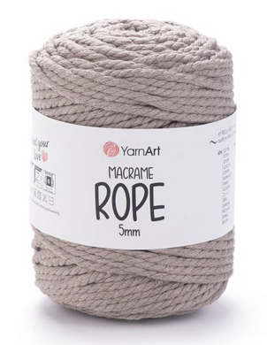 Макраме Rope 5 мм YarnArt-768 беж/норка, фото 1