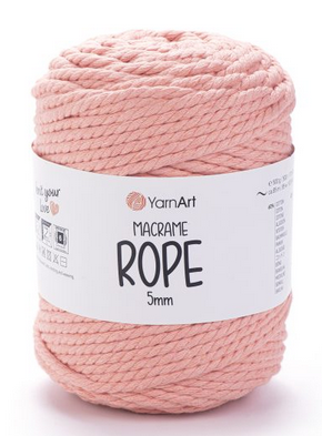 Макраме Rope 5 мм YarnArt-767 лососевий, фото 1
