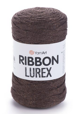 Ribbon Lurex YarnArt-736 коричневий, фото 1