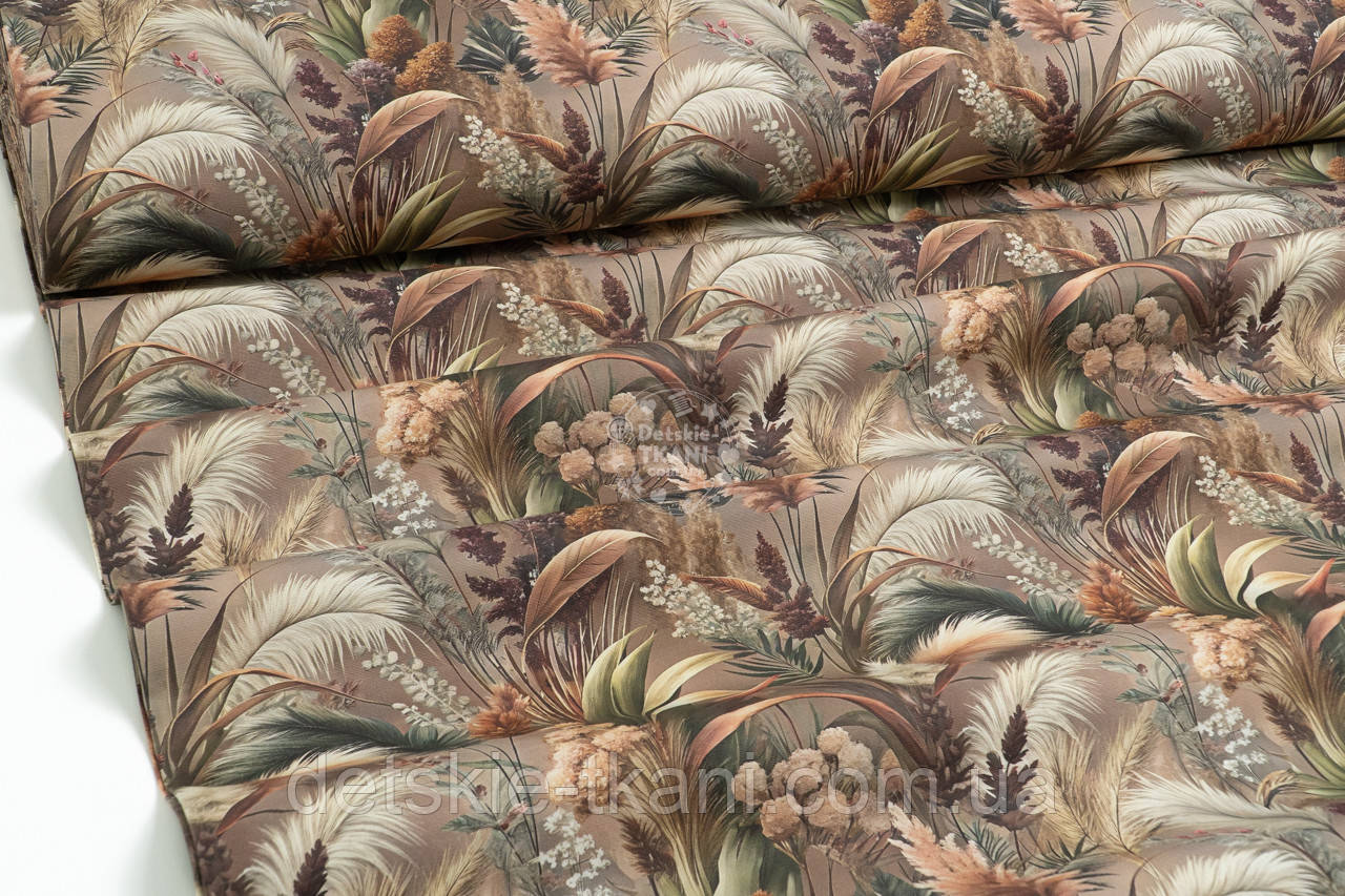 Тканина Duck digital "Декоративний сухоцвіт", фото 1