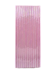 Коктейльні трубочки 05 - Ніжно рожевий перламутр (25 шт)