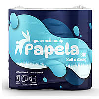 Туалетний папір Papela Big целюлозний тришаровий (4 рулони)