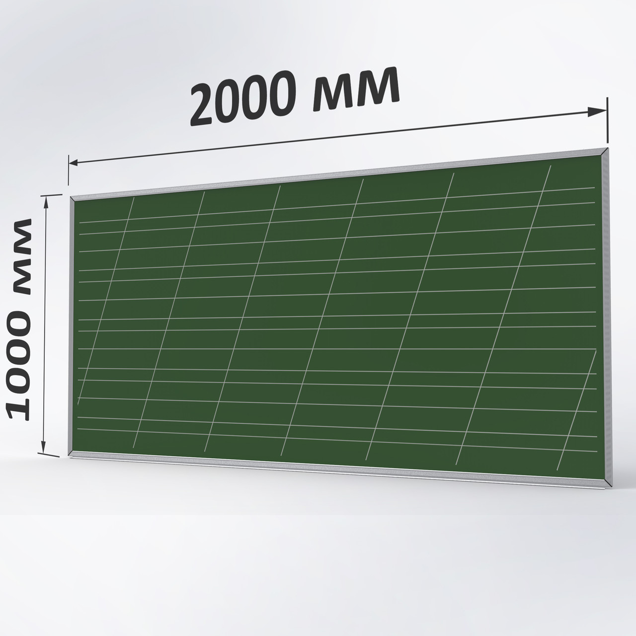 Крейда зелена дошка 2000х1000 мм "Коса", фото 1