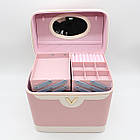 Кейс для косметики чотирирівневий (29×29×18см), MRA-25-26 / Кейс косметичний / Косметичка органайзер, фото 4