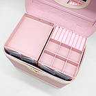 Кейс для косметики чотирирівневий (29×29×18см), MRA-25-26 / Кейс косметичний / Косметичка органайзер, фото 8